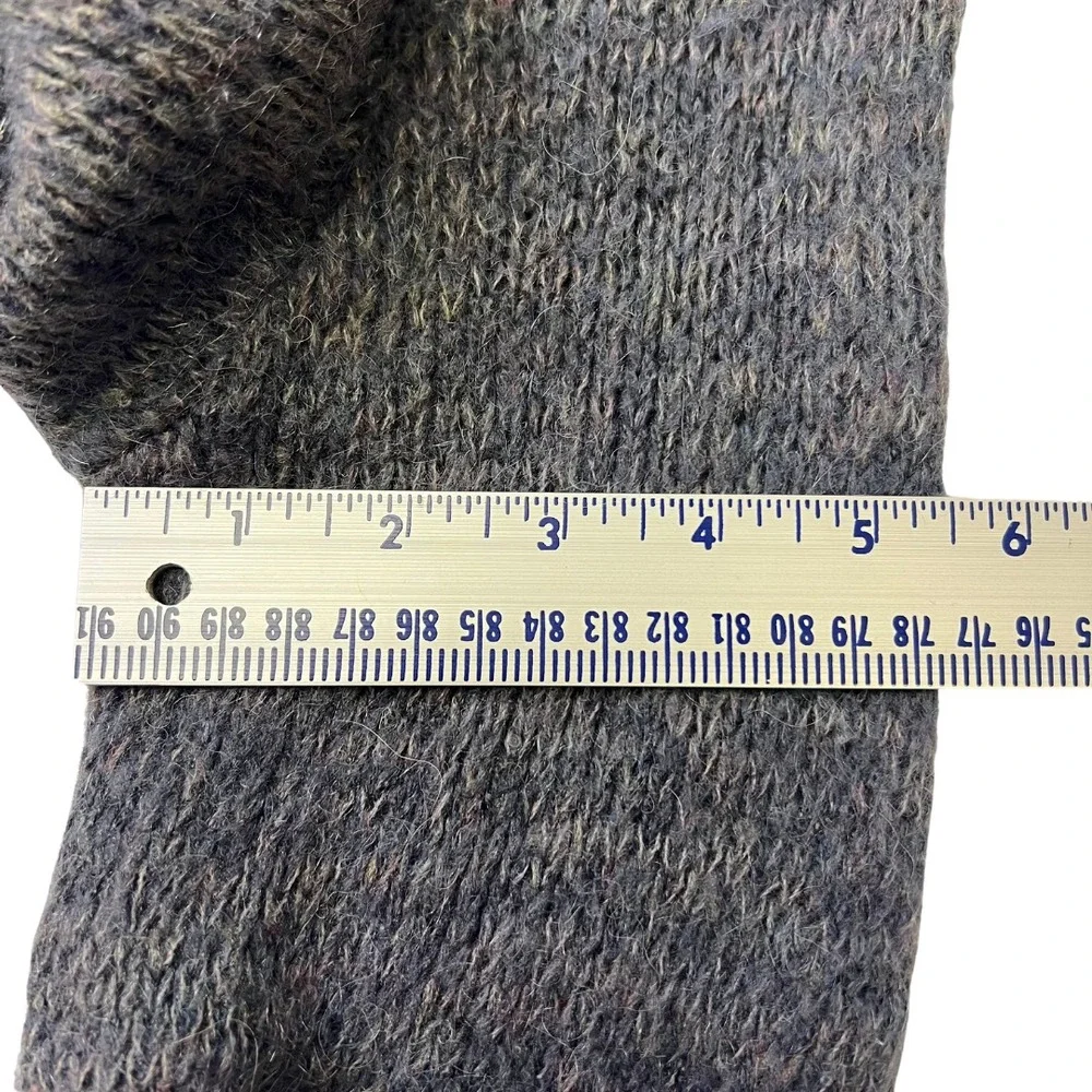 Free People Gray Deep V-Neck Sweater‎ Women's Small Alpaca Blend Soft Knit